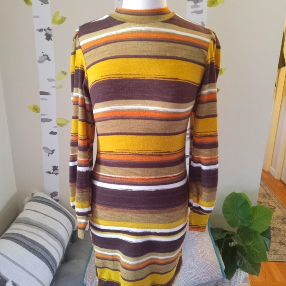 Fall Inspired Striped Dress